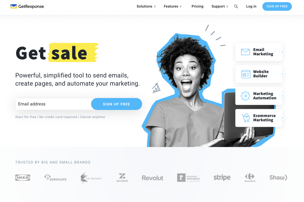 Get Response - email marketing